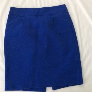 Cobalt Blue JCrew Skirt